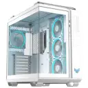 ASUS TUF Gaming GT502 Horizon ARGB Beyaz Mesh Temperli Cam USB 3.2 Mid Tower ATX Gaming Kasa