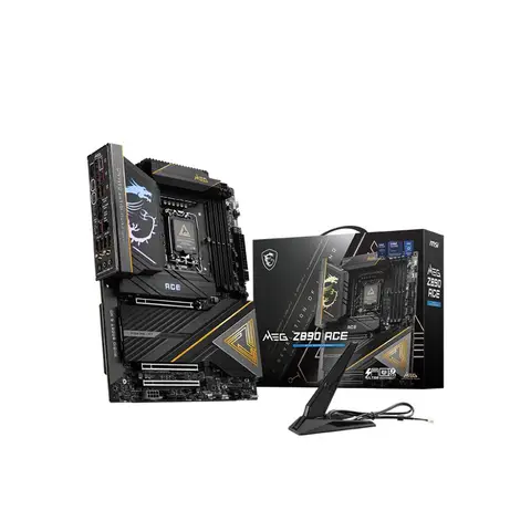 MSI Mag Z890 Ace 9200Mhz(OC) Soket 1851 DDR5 Atx Anakart
