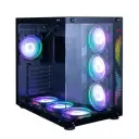 Dragos WarFire 7x Argb Fan USB 3.0 Psu Yok ATX Gaming Bilgisayar Kasası Siyah