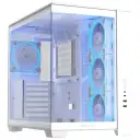 ASUS A32 PLUS Beyaz 4x120mm ARGB Fan Temperli Cam USB 3.2 Mid Tower ATX Gaming Kasa