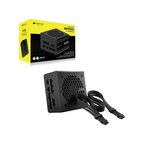 CORSAIR RM1000E 1000W 80+ Platinum GEN 5.1 ATX 3.1 140MM Fan Full Modüler Low Noise Güç Kaynağı