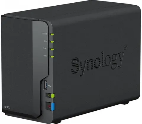 Synology DS223 RTD 1619B 2GB DDR4 2x3.5 inch HDD 1xLAN Ağ Depolama NAS