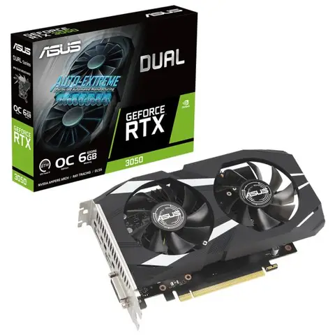 ASUS DUAL GeForce RTX 3050 OC 6GB GDDR6 96 Bit Ekran Kartı