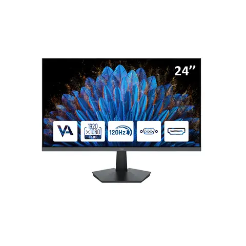 Npc MF2408-A 23.8 inch 1920x1080 5ms 120HZ VGA HDMI Siyah Monitör