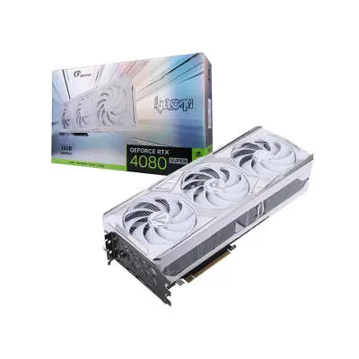 Colorful RTX4080 Super iGame Vulcan Nvidia GDDR6x 256Bit Hdmi.Display Üç Fan 16GB Beyaz Ekran Kartı