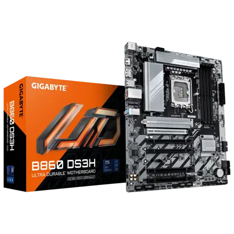 Gigabyte B860 DS3H Sc-1851 B860 DDR5 9066Mhz 2xM2 ATX INTEL Anakart