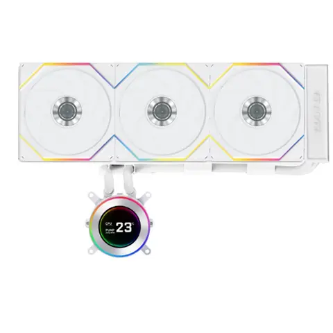 Lian Li Hydro-Shift II LCD-C 360TL Beyaz Sıvı Soğutucu