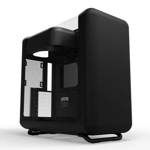 HYTE X50 Pitch Black Temperli Cam USB 3.2 ATX Mid Tower Gaming Kasa (CS-HYTE-X50G-BB) – 2 Yıl Birebir Değişim Garantili