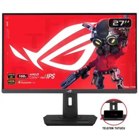 ASUS ROG Strix XG27UCS 27 inç 160Hz 1ms 4K UHD Adaptive Sync Fast IPS Pivot Gaming Monitör