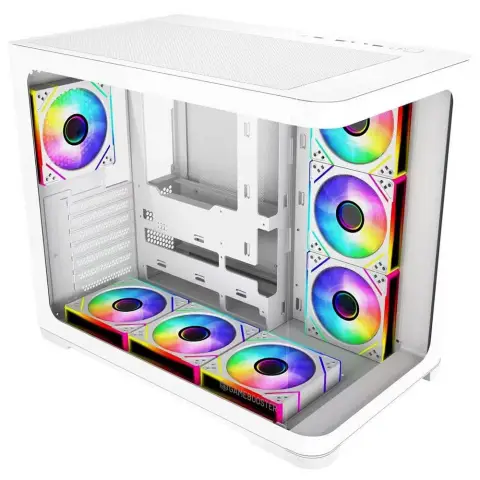 GameBooster GB G2852W 750W 80 Plus Bronze Seaview mid Tower Beyaz ATX Kasa