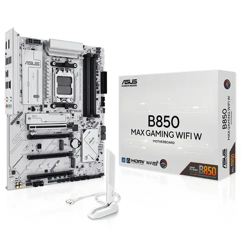 ASUS B850 MAX GAMING WIFI W DDR5 8000mhz(OC) M.2 AM5 ATX Anakart