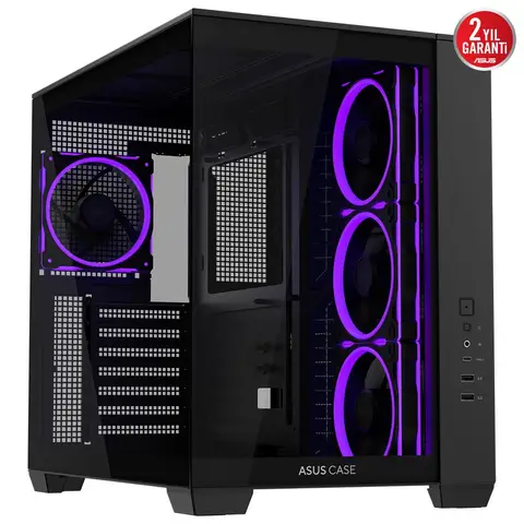 ASUS A32 Plus ARGB Edition Gaming Tempered Glass USB 3.2 Mid Tower ATX Black Kasa