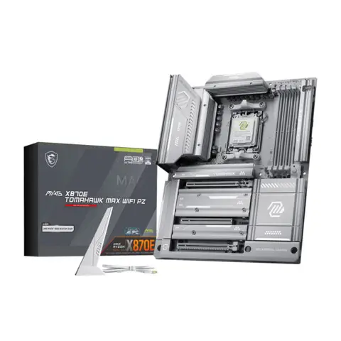 MSI MAG X870E TOMAHAWK MAX WIFI PZ 8400MHz (OC) DDR5 Soket AM5 M.2 HDMI Type-C ATX Anakart