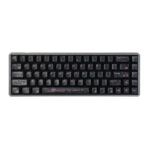 AKKO MOD68 HE Gray Spark %65 AstroAim Manyetik Switch 8K Hz Hall Effect Hotswap ARGB İngilizce Mekanik Gaming Klavye