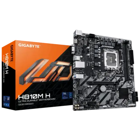 Gigabyte H810M H Sc-1851 DDR5 6400Mhz M.2 1Gbit LAN VGA HDMI MTAX INTEL Anakart