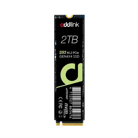 Addlink AD2TBS95M2P 2 TB 7200-6500Mb/s PCIe NVMe M2 Gen4 22x80 SSD Harddisk