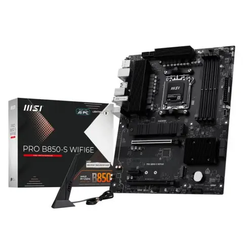 MSI PRO B850-S WIFI6E 8200MHz (OC) DDR5 Soket AM5 M.2 HDMI DP ATX Anakart