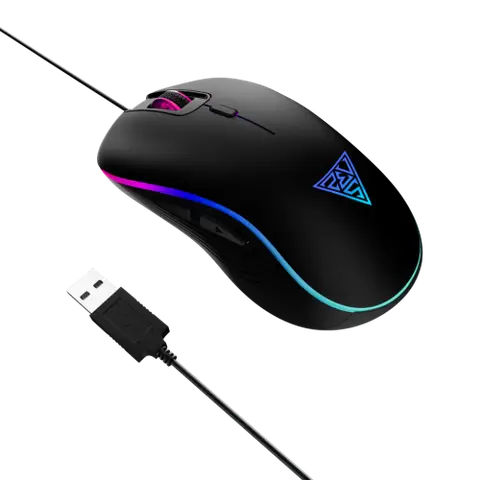 Gamdias AURA GS3 USB 3600Dpi 6 Programlanabilir Tuşlu Siyah Kablolu Oyuncu Mouse