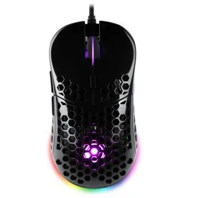 Gamepower Sendo 10000Dpi Usb Kablolu Siyah Parlak Gaming Optik Mouse RGB