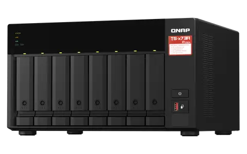 Qnap TS-873A AMD Ryzen 8GB DDR4 8x3.5 inch HDD 2xM.2 2xLAn Ağ Depolama NAS
