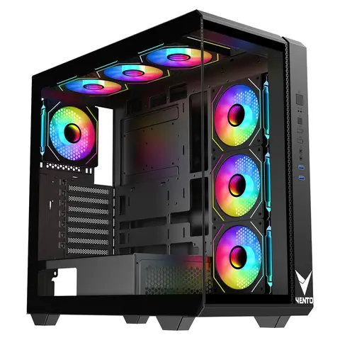 VENTO VG4302FA 1000W 80+ Gold Tempered Glass USB 3.0 ARGB E-ATX Kasa
