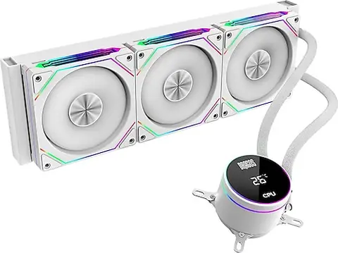 Dragos FrostBite ARGB Beyaz 360 mm İşlemci Sıvı Soğutucu