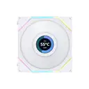 Lian Li UNI FAN REVERSE TL WIRELESS LCD 1x120mm Beyaz Kasa Fanı