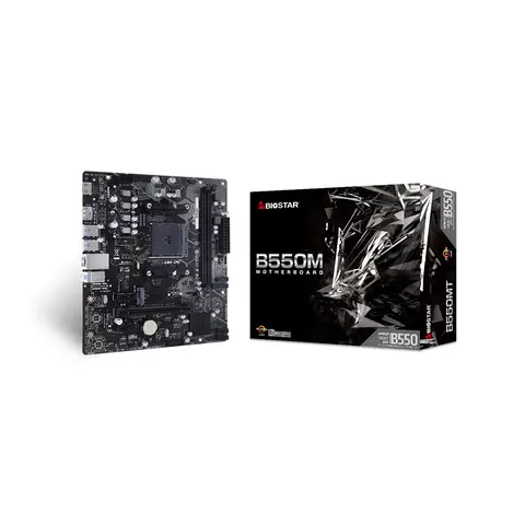 Biostar B550MT DDR4 4400MHz AM4 mATX Anakart