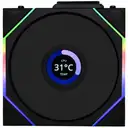 Lian Li UNI FAN REVERSE TL WIRELESS LCD 1x140mm Siyah Kasa Fanı