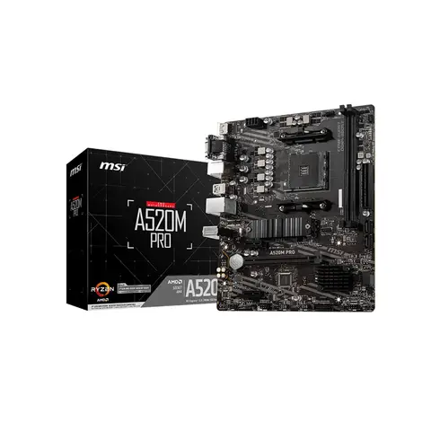 MSI A520M PRO AM4 DDR4 Micro ATX Anakart