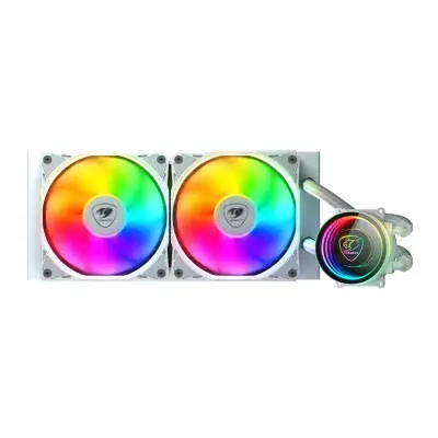 Cougar Poseidon Elite ARGB 240MM Intel Amd Beyaz Sıvı Soğutucu