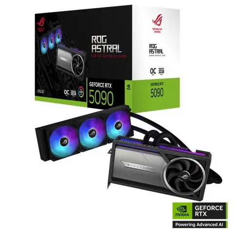 ASUS ROG Astral LC GeForce RTX 5090 OC 32GB GDDR7 512 Bit DLSS 4 Sıvı Soğutuculu Ekran Kartı – CONTROL Resonant Hediyeli
