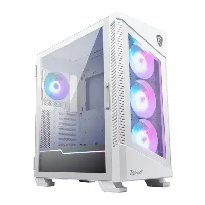 MSI MPG VELOX 100R WHITE ARGB Temperli Cam USB 3.2 Mid Tower ATX Beyaz Gaming Kasa