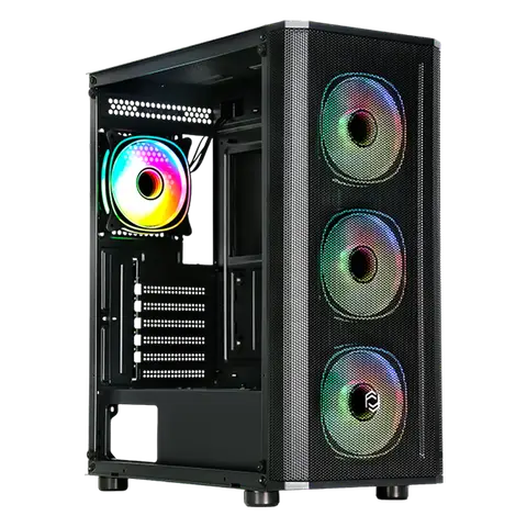 Frisby CM-105 650W 80 Plus 3x12cm ARGB Fanlı Temperli Cam Siyah Mid Tower Oyuncu Kasası