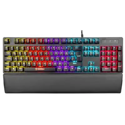 Everest KB-GX8 REDCORE USB 9 Renk Led Aydınlatmalı Gaming Bilek Destekli Red Switch Mekanik Oyuncu Klavyesi