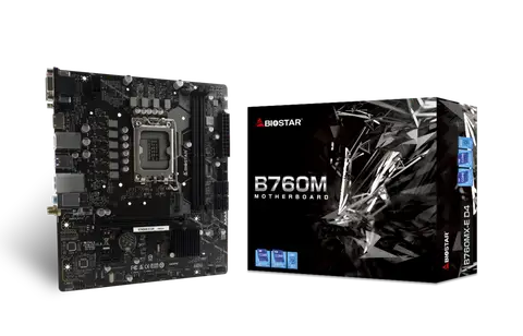 Biostar B760MX-E D4 Sc-1700 DDR4 4400Mhz M2 mATX INTEL Anakart