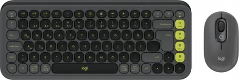 Logitech 920-013075 Pop Icon Q TR Grafit Bluetooth Siyah Kablosuz Klavye Mouse Set