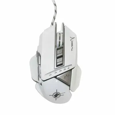 Turbox SkullTron TR-X9 3200Dpi Usb Kablolu Beyaz Gaming Optik Mouse