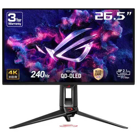 ASUS ROG Swift OLED PG27UCDM 26.5 inç 240Hz 0.03ms 4K UHD Adaptive Sync QD-OLED Pivot Gaming Monitör