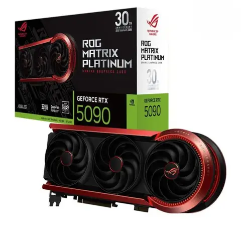 ASUS ROG Matrix Platinum GeForce RTX 5090 30th Anniversary Edition 32GB GDDR7 512 Bit DLSS 4 Ekran Kartı