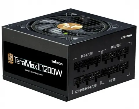 Zalman ZM1200-TMX2 1200W 80 Plus Gold Gen5 12cm Fanlı Full Tower ATX Güç Kaynağı