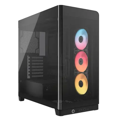 Corsair FRAME 4500X RS-R Siyah 3x120mm ARGB Fan Panoramik Temperli Cam USB 3.2 Mid Tower E-ATX Gaming Kasa (CC-9011314-WW)